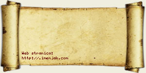 Vujadin Aćimović vizit kartica